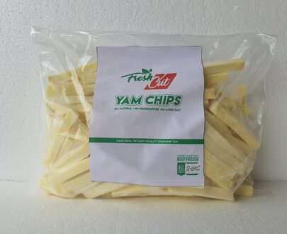 Fresh cut yam chips 2.5kg - Legacy foods