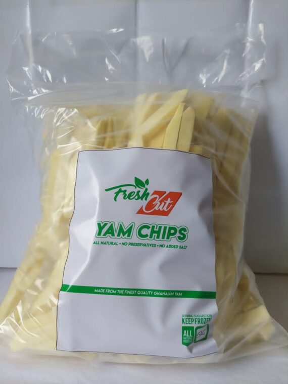 FreshCut Yam Chips - 5 kg Restaurant Pack (10 packs of 500g each)